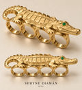 Alligator 4 Finger Ring With Diamond