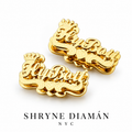 Solid Toned Name Earrings