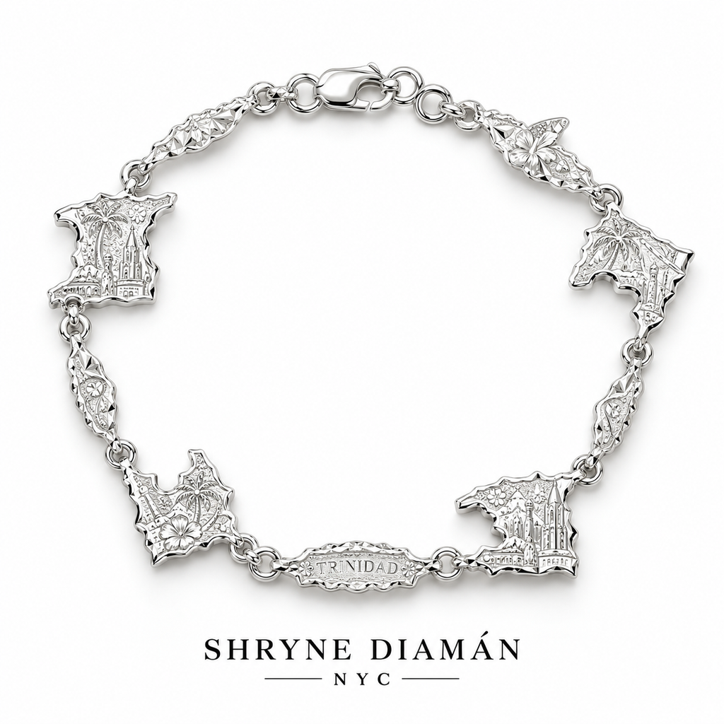 Classic Caribbean Map Bracelet
