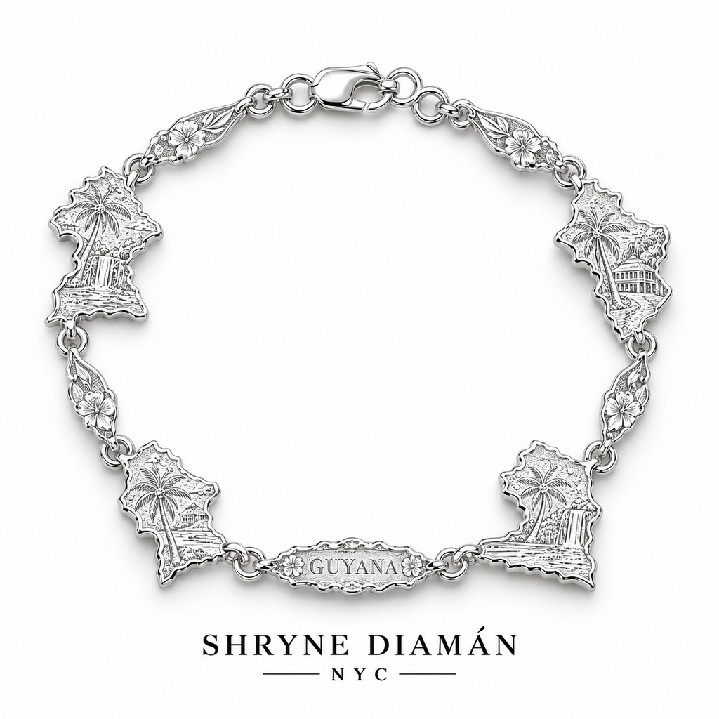 Classic Caribbean Map Bracelet