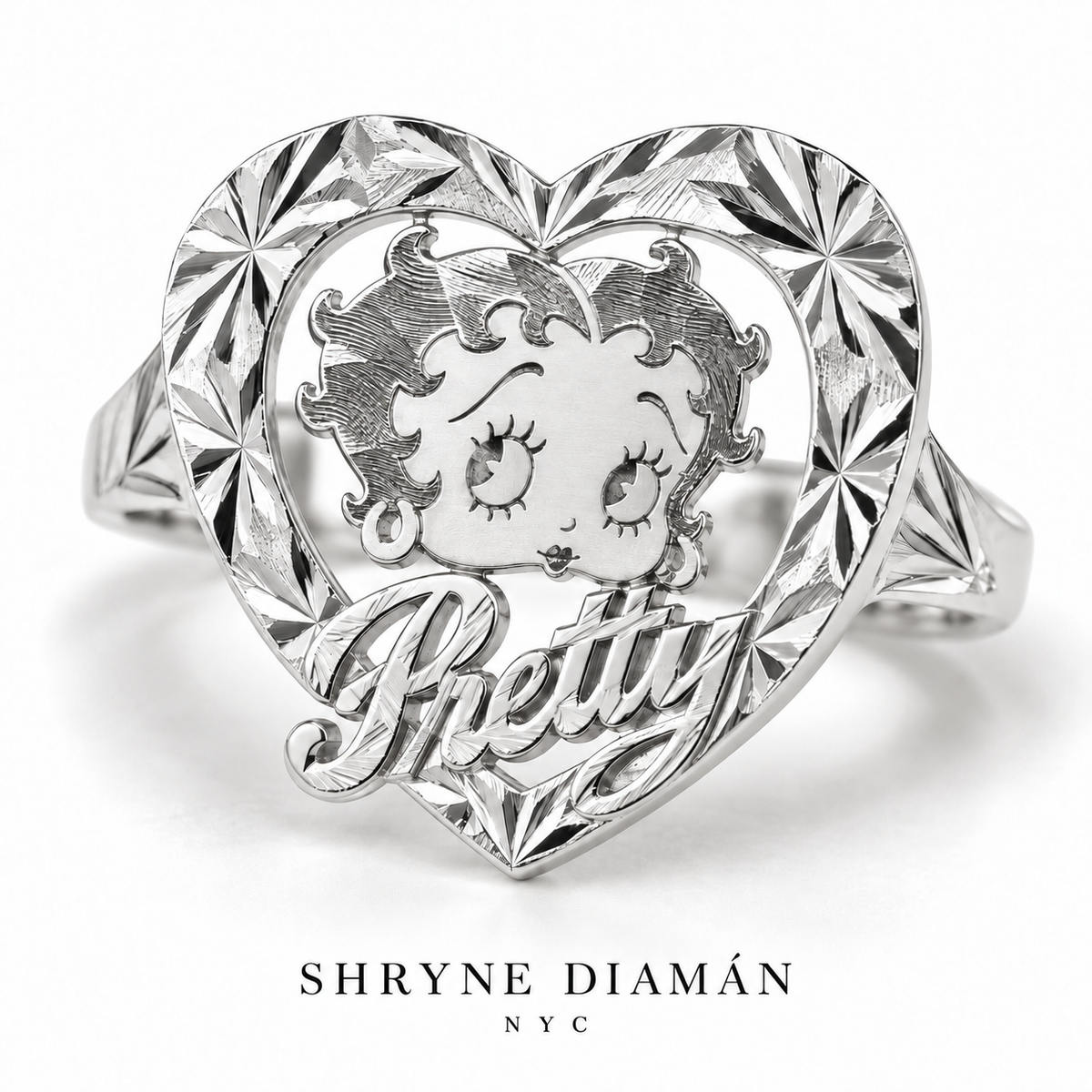 Betty Boop Pretty Heart Ring