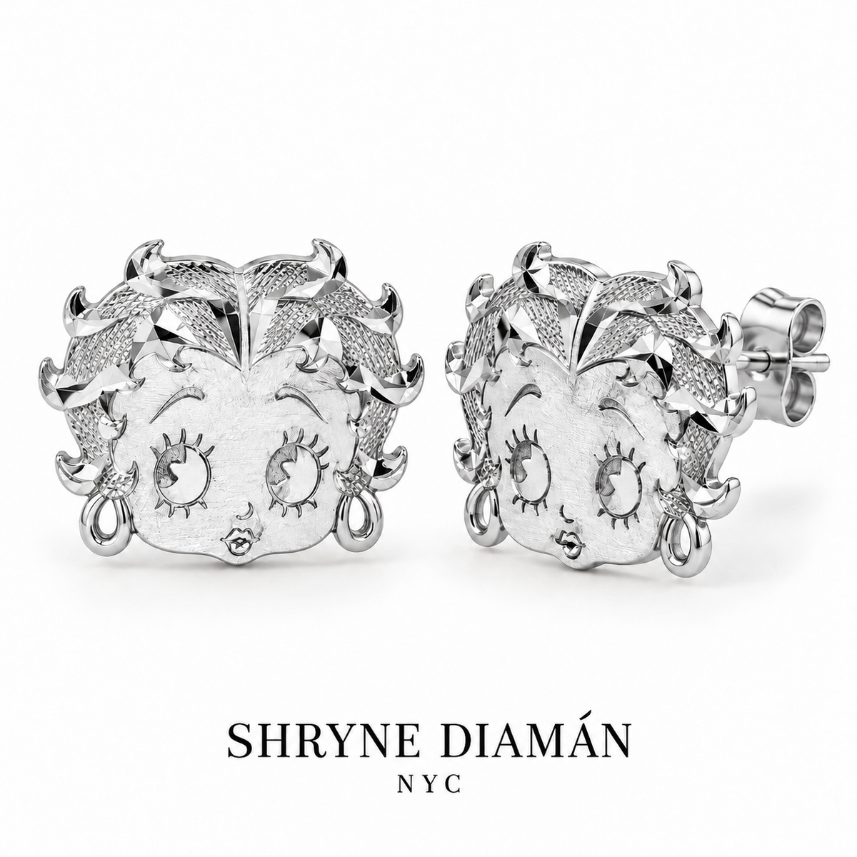 Betty Boop Simple Stud Earrings