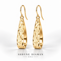 Classic Caribbean Cultural Drop Earrings – Enamel Heritage