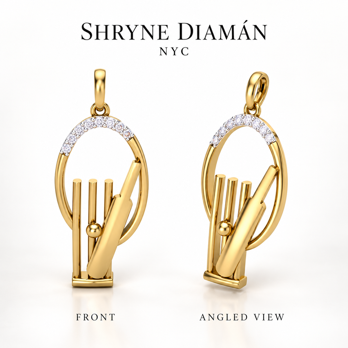 Cricket Set Pendant