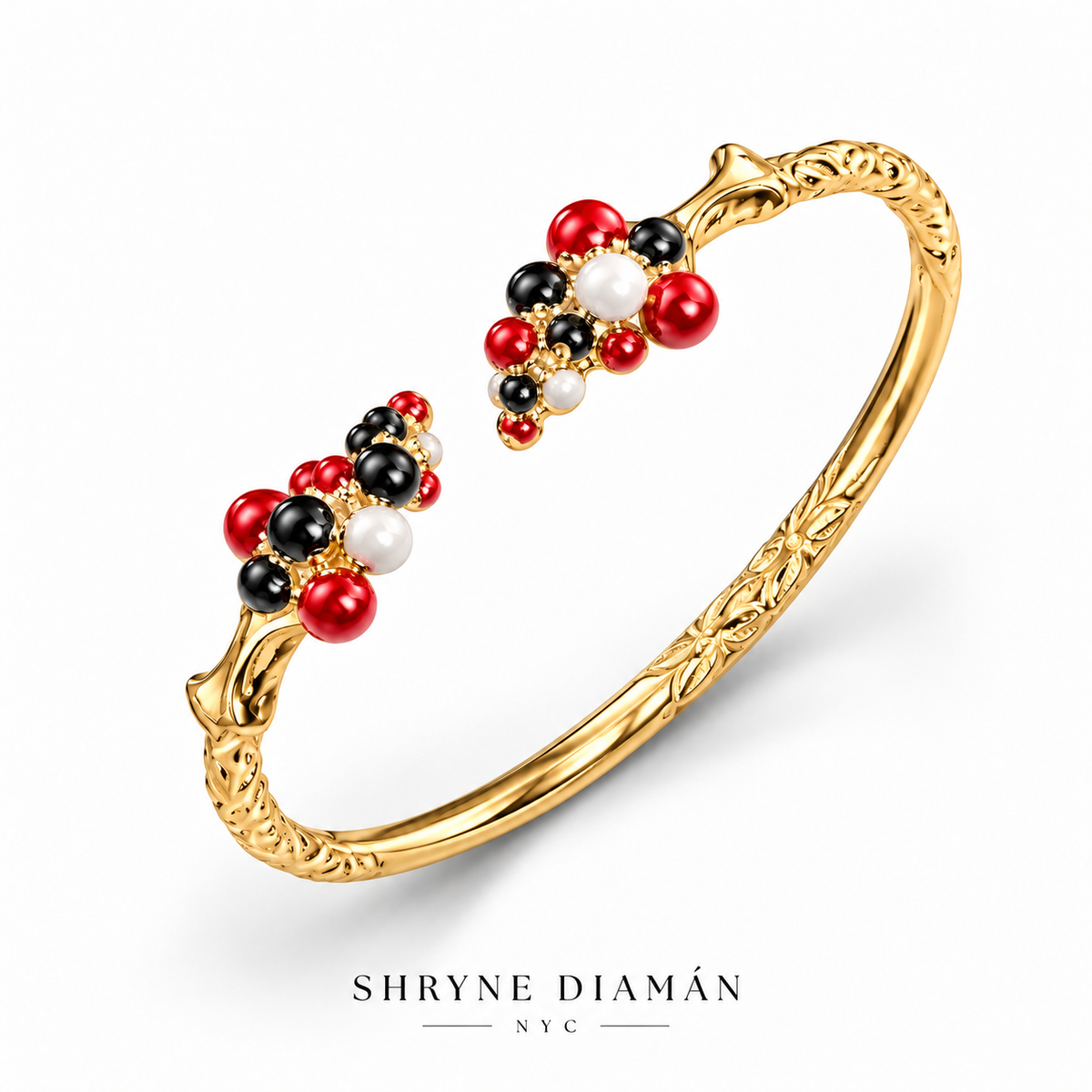 Classic Caribbean Grape Vine Cuff Bracelet