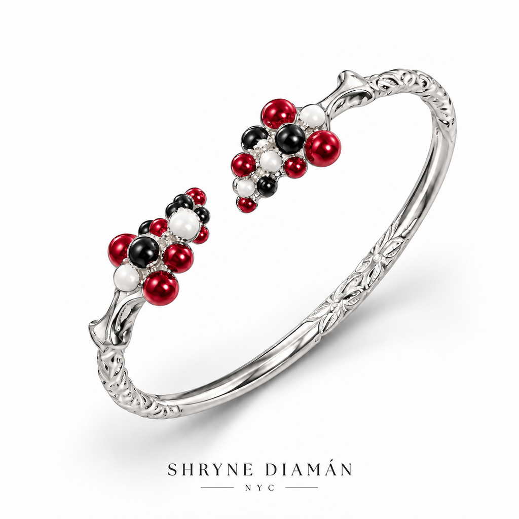 Classic Caribbean Grape Vine Cuff Bracelet