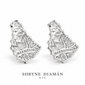 Classic Caribbean Map Stud Earrings – Heritage Collection