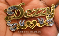 Bird & Hearts Name Plate