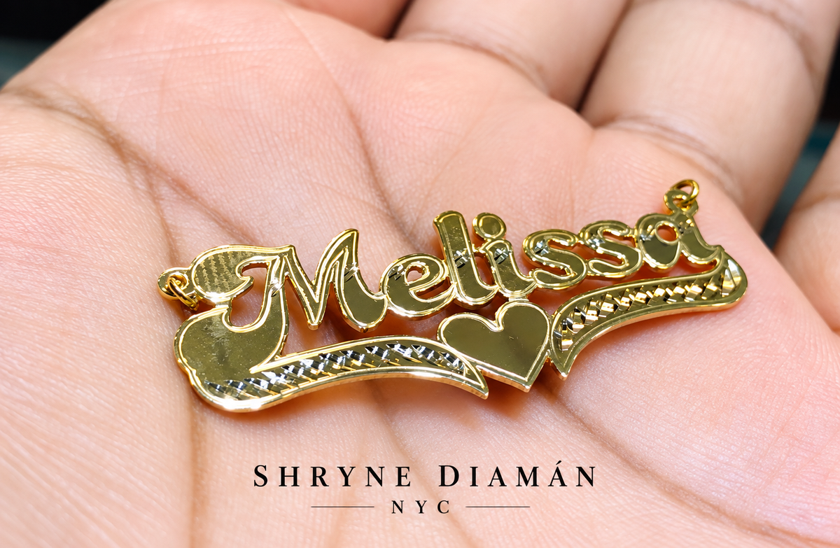 Classic Heart Name Plate