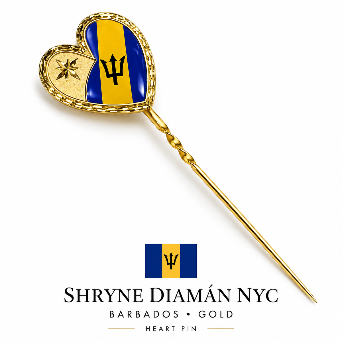 Barbados Pin