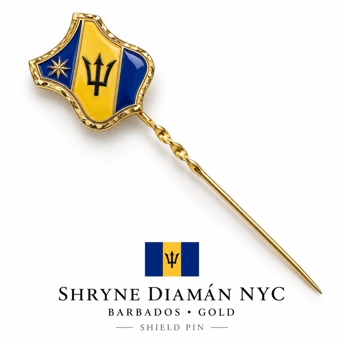 Barbados Pin