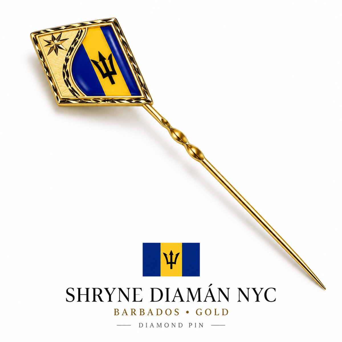 Barbados Pin