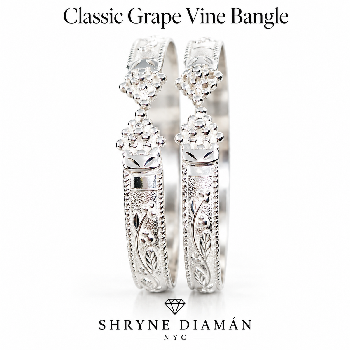 Classic Grape Vine Bangle Set