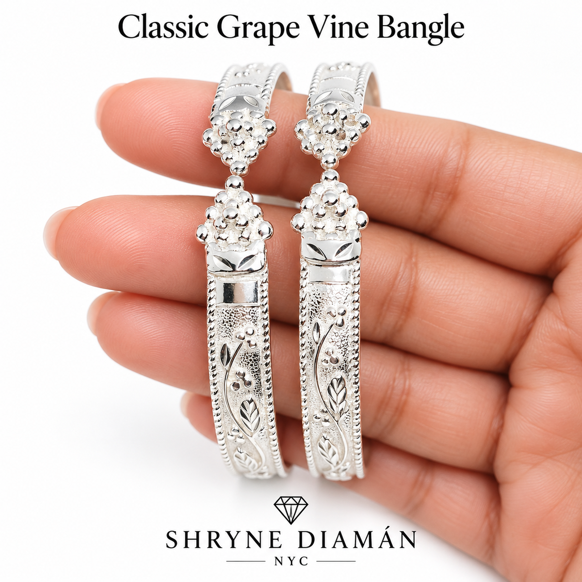 Classic Grape Vine Bangle Set