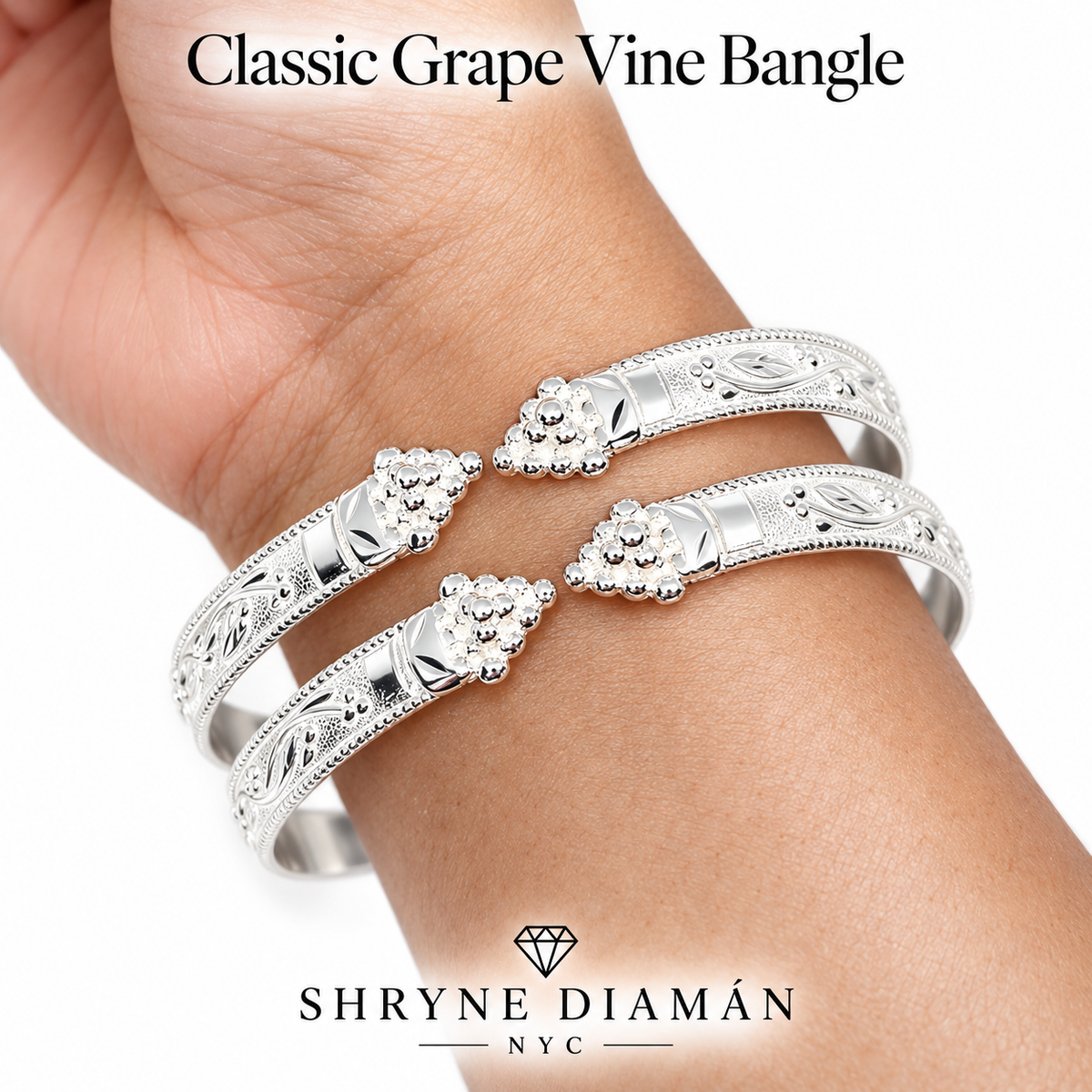Classic Grape Vine Bangle Set